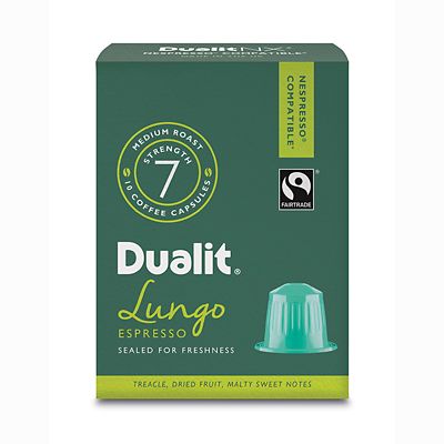 Dualit® NX® 10 Coffee Pods - Strength 7 - Lungo Americano Capsules image(1)