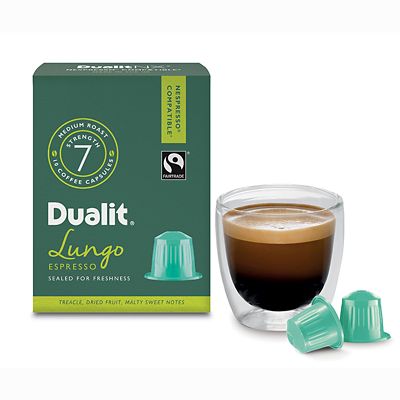 Dualit® NX® 10 Coffee Pods - Strength 7 - Lungo Americano Capsules image(3)