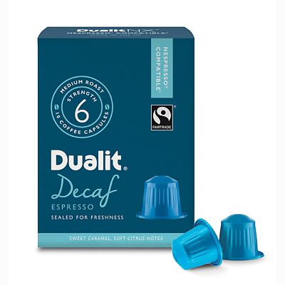 Dualit® NX® 10 Coffee Pods - Strength 3 - Decaf Espresso Capsules image(2)