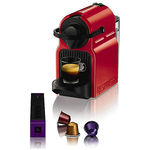 Krups® Nespresso® Red Inissia Coffee Pod Machine image(1)