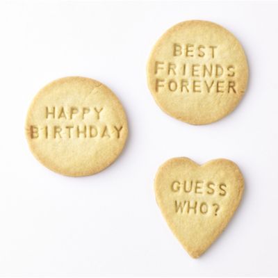 Alphabet embossing stamps for cakes