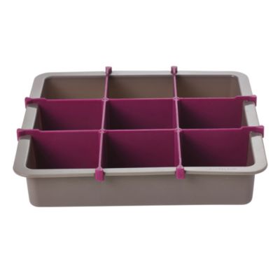 Lakeland Silicone 23cm Brownie/traybake Pan & Dividers | Lakeland