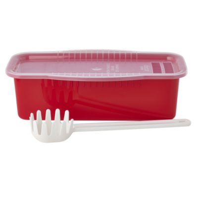 Microwave Cookware Stain Proof - Red Pasta Cooker | Lakeland