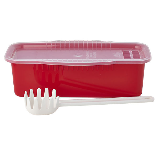 Microwave Cookware Stain Proof - Red Pasta Cooker image(1)