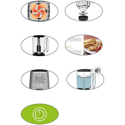 Magimix 11610 Black 1.8L Le Blender  alt image 6