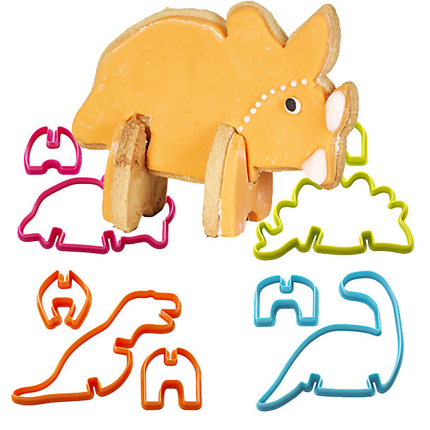 3D Dinosaur Cookie Cutters image(1)