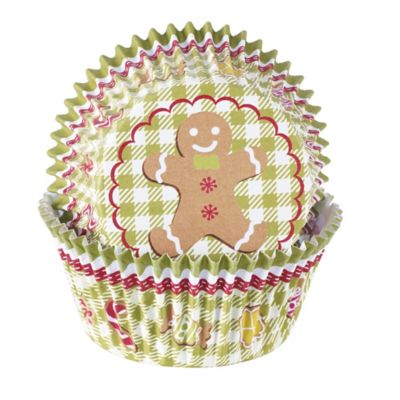 50 Gingerbread Man Cupcake Cases image()