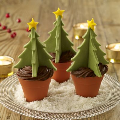 4 Christmas Tree Icing Cutters image(2)