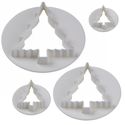4 Christmas Tree Icing Cutters image(3)