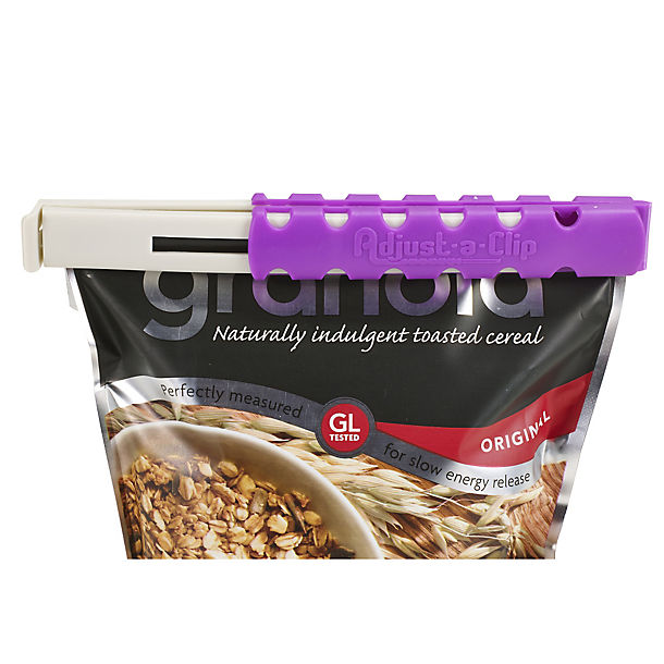 Klippit Adjust-a-clip Long Cereal Storage & Sealing Bag Clip  image()