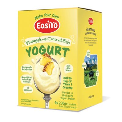 EasiYo Pineapple with Coconut Bits 1kg Yogurt Mix x 4 image()