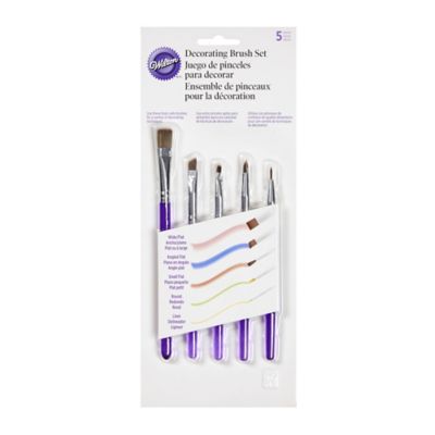 Wilton 5 Piece Cake Decorating Brush Set image(2)