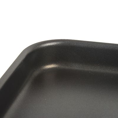 Hard Anodised Shallow Roasting Tin 37 x 26cm - (Image 4)