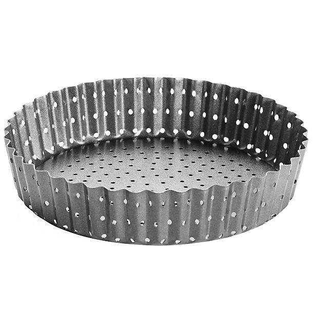 Perfobake Loose Based 18cm Perforated Quiche Tin image(1)