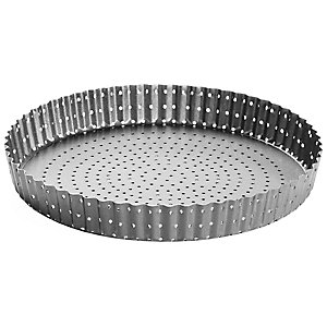 Perfobake Loose Based 25cm Perforated Quiche Tin
