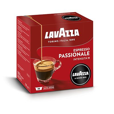 Lavazza A Modo Mio Espresso Passionale Coffee Capsules  - Pack of 16 - (Image 3)