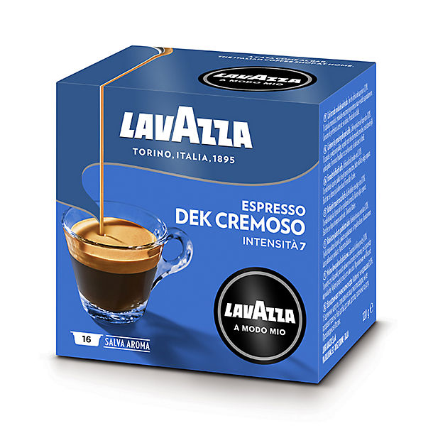 Lavazza A Modo Mio Espresso Dek Cremoso Coffee Capsules - Pack of 16 image(1)