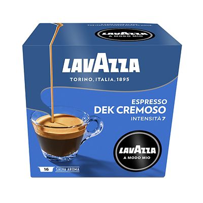 Lavazza A Modo Mio Espresso Dek Cremoso Coffee Capsules - Pack of 16 - (Image 2)