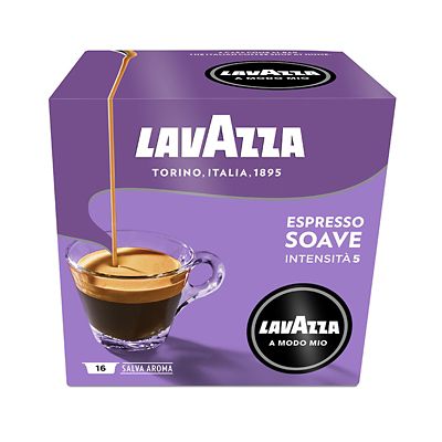 Lavazza A Modo Mio Espresso Soave Coffee Capsules - Pack of 16 - (Image 2)