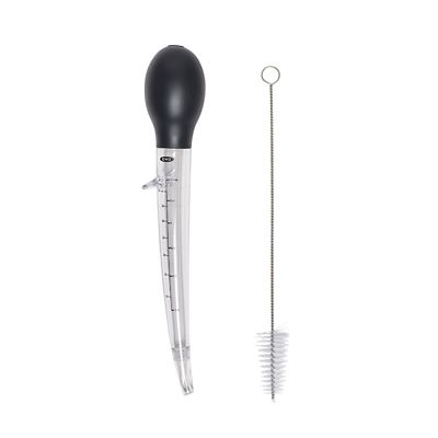OXO Good Grips Angled Turkey Baster with Cleaning Brush 