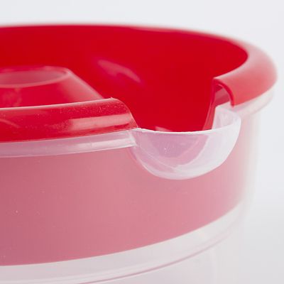 Microwave Cookware - Red No Boil Over Milk Jug - (Image 4)