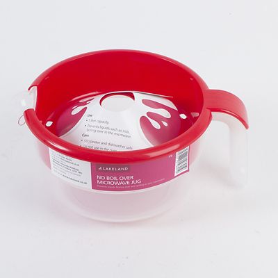 Microwave Cookware - Red No Boil Over Milk Jug alt image 6