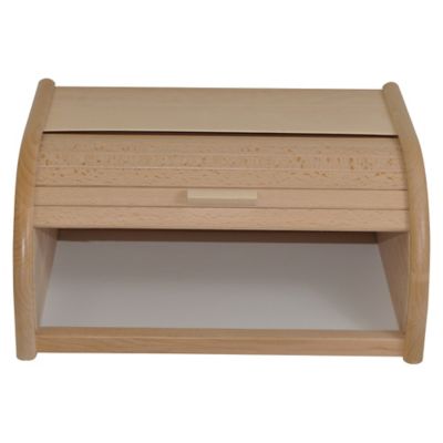 Beech Roll Top Bread Bin image(3)