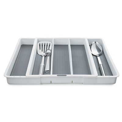 Kitchen accessories : Stainless steel cutlery tray - 4 rows
