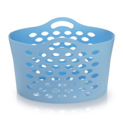 Turquoise Flexible Laundry Basket | Lakeland