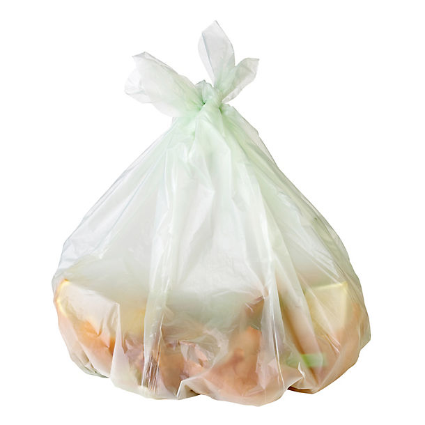 10 Compostable Compost Bin Caddy Bags - White 10L image(1)
