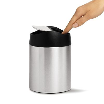 simplehuman Swing Lid Tabletop Kitchen Waste Bin - 1.5L - (Image 2)