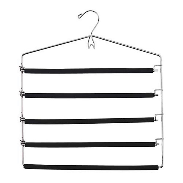 5 Bar Padded Trouser & Tie Clothes Hanger image(1)