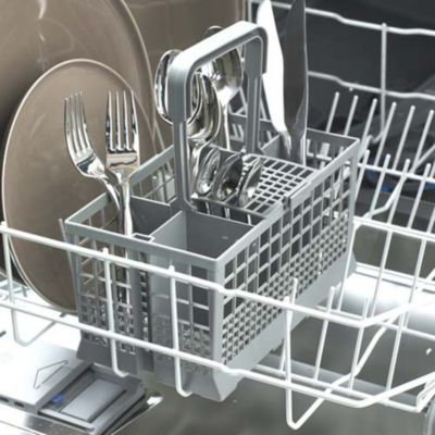 Metal dishwasher 2024 cutlery basket