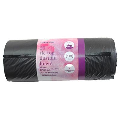 dustbin black plastic bag