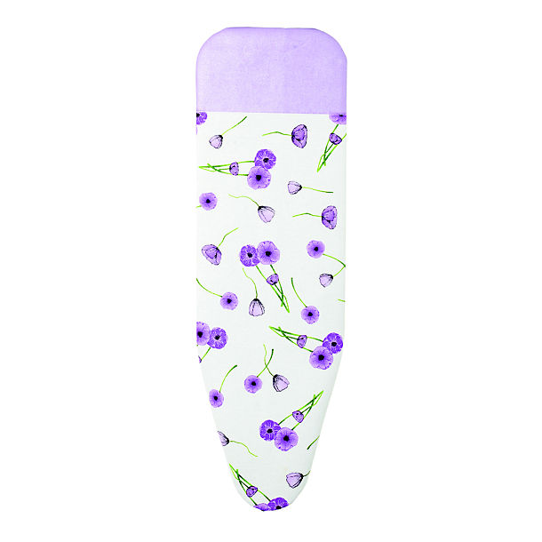Lilac Poppies Ironing Board Cover image()