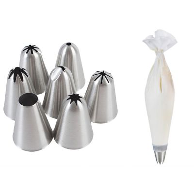 Lakeland Russian Nozzle Icing Set - 8 Nozzles and 3 Piping Bags alt image 4