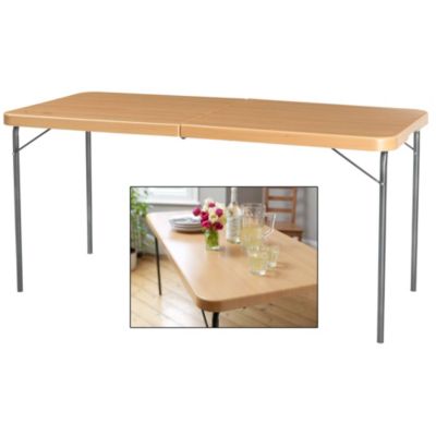 5ft Wood Effect Trestle Table image()