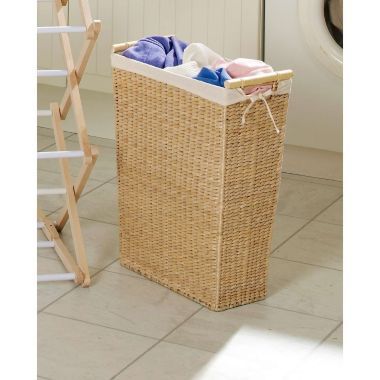 narrow linen basket