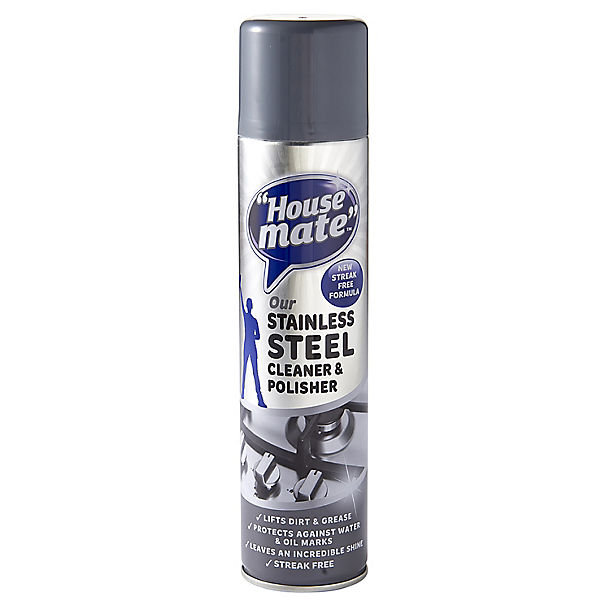 House Mate Stainless Steel Clean & Polish Spray 400ml image()