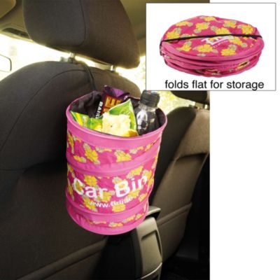 Floral Collapsible Car Bin