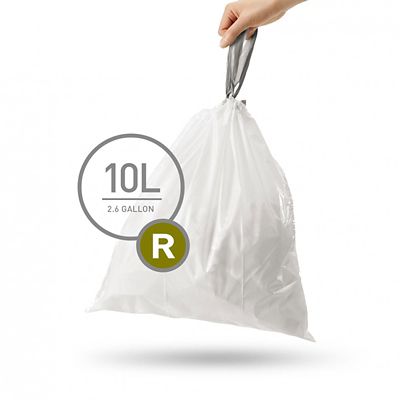 simplehuman Custom Fit Trash Garbage Bags Can Liners Refill Size/Code R, 20  Ct