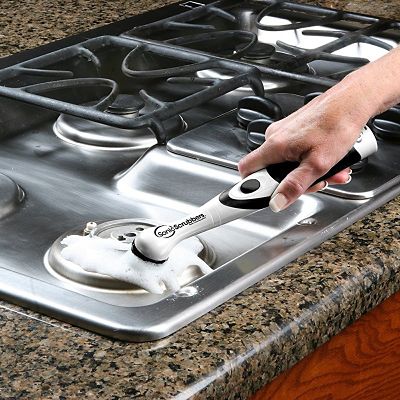 SonicScrubber Cleaning Tool with 2 brushes alt image 2