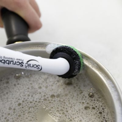 SonicScrubber Cleaning Tool with 2 brushes alt image 4