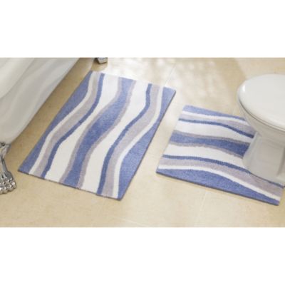 Blue Wave Bath Mat image(1)