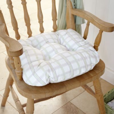 Colony Check Kitchen Chair Cushion image(1)