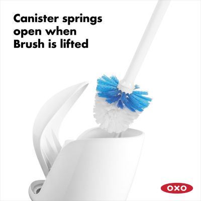 OXO Good Grips White Compact Toilet Brush  image(3)