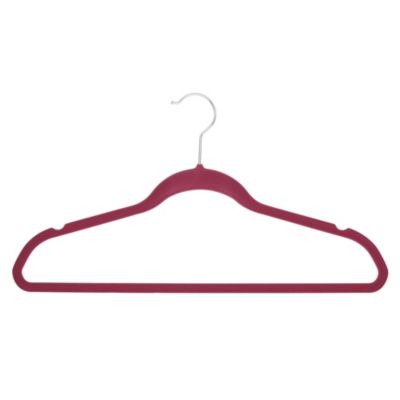 4 Slim Non-Slip Hangers in Berry image(1)