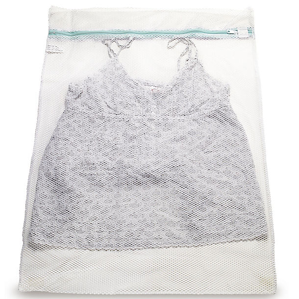 2 White Mesh Net Washing Bags - Large image(1)