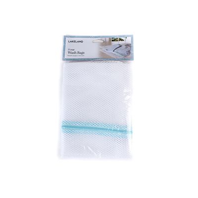 2 White Mesh Net Washing Bags - Large image(3)