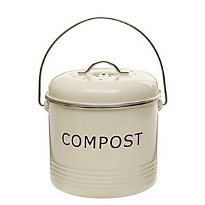 Worktop Compost Bin Cream 3.5L